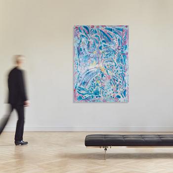 Jim Thorell, signed and dated -15 verso. Acrylic and oil on canvas.