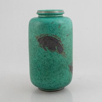 Wilhelm Kåge, an 'Argenta' stoneware vase, Gustavsberg.
