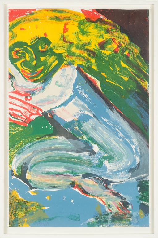 Bengt Lindström, lithograph in colours, signed and numbered 161/333.