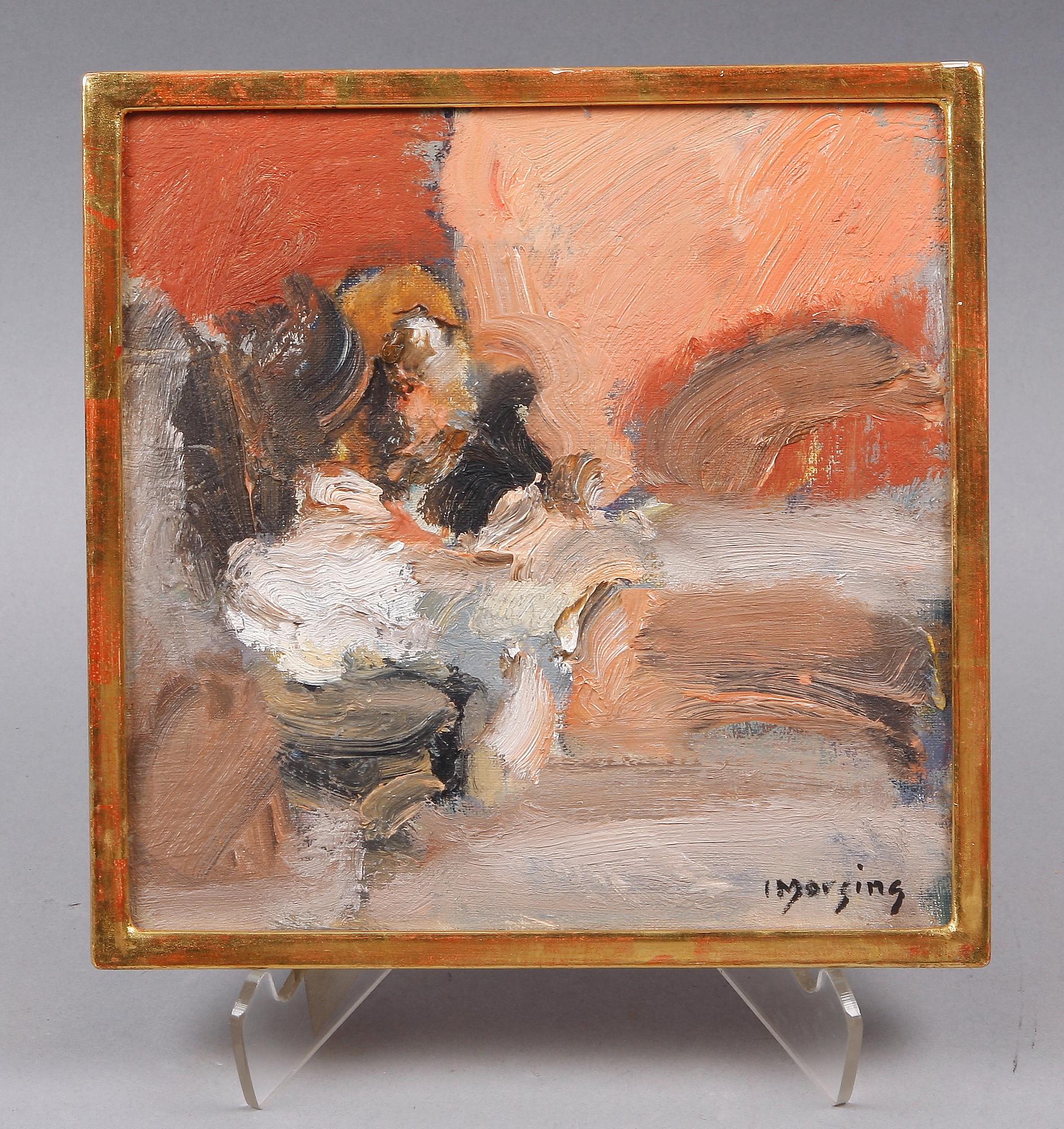 IVAR MORSING, olja på duk, sign.