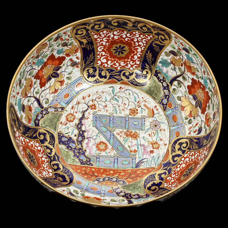 BÅLSKÅL, porslin, sannolikt Tyskland, 1800/1900-tal.