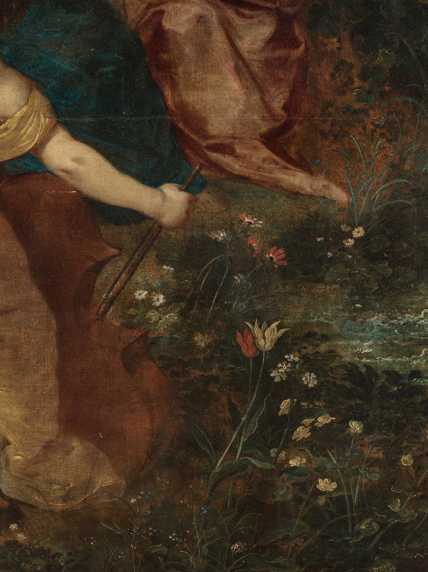 Hendrick van Balen och Jan Brueghel den äldre, tillskriven. Minerva besöker de nio muserna.