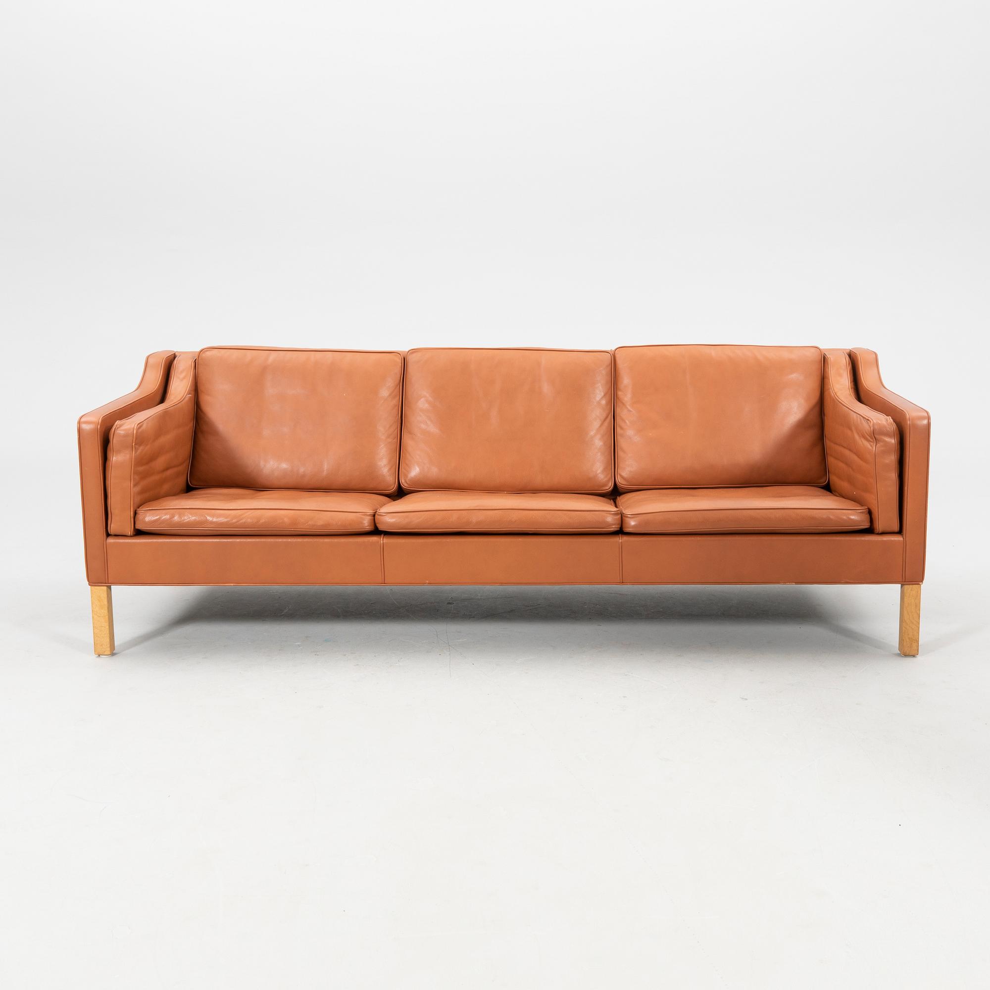 Börge Mogensen, soffa 2213, Fredricia Stolefabrik sent 1900-tal/2000-tal.