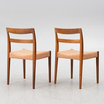 Nils Jonsson, matbord med 6 stolar, Troeds.