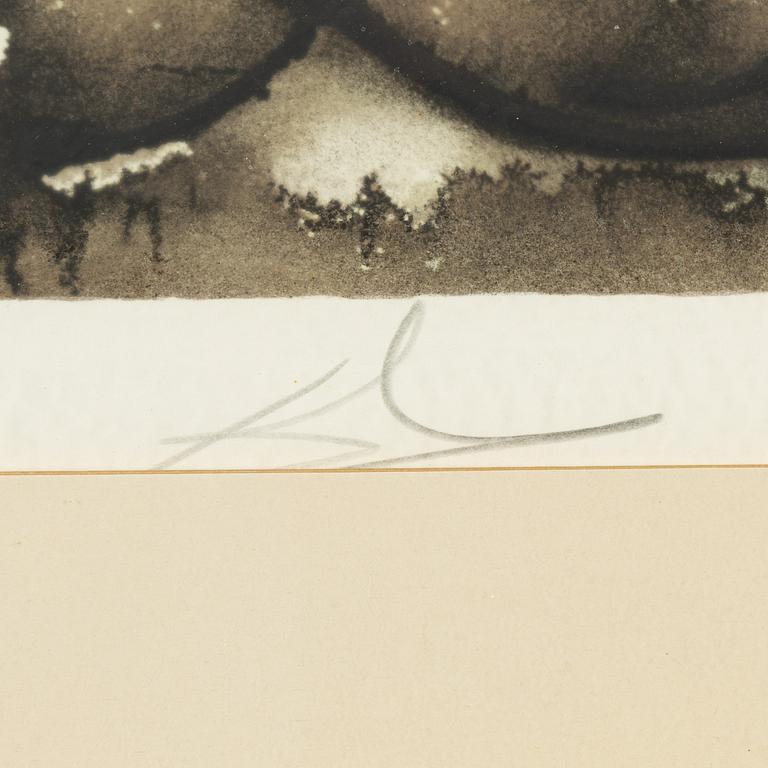 Salvador Dalí, lithograph in colours, 1972, signed in pencil and numbered 25/250.