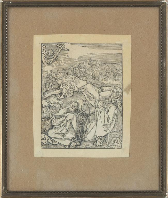 Albrecht Dürer, wood cut, 3, probably 18th Century.