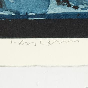 Lars Lerin, "Between the Houses".