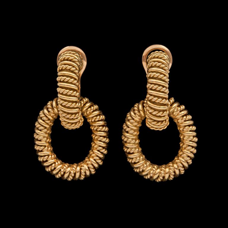 A pair of Boucheron earrings.