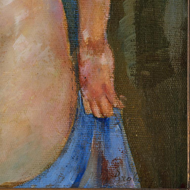 John Broberg, Model in the artists studio.