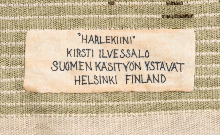 KIRSTI ILVESSALO,  a Finnish long pile rug for Friends of Finnish Handicraft. Circa 156 x 110 cm.