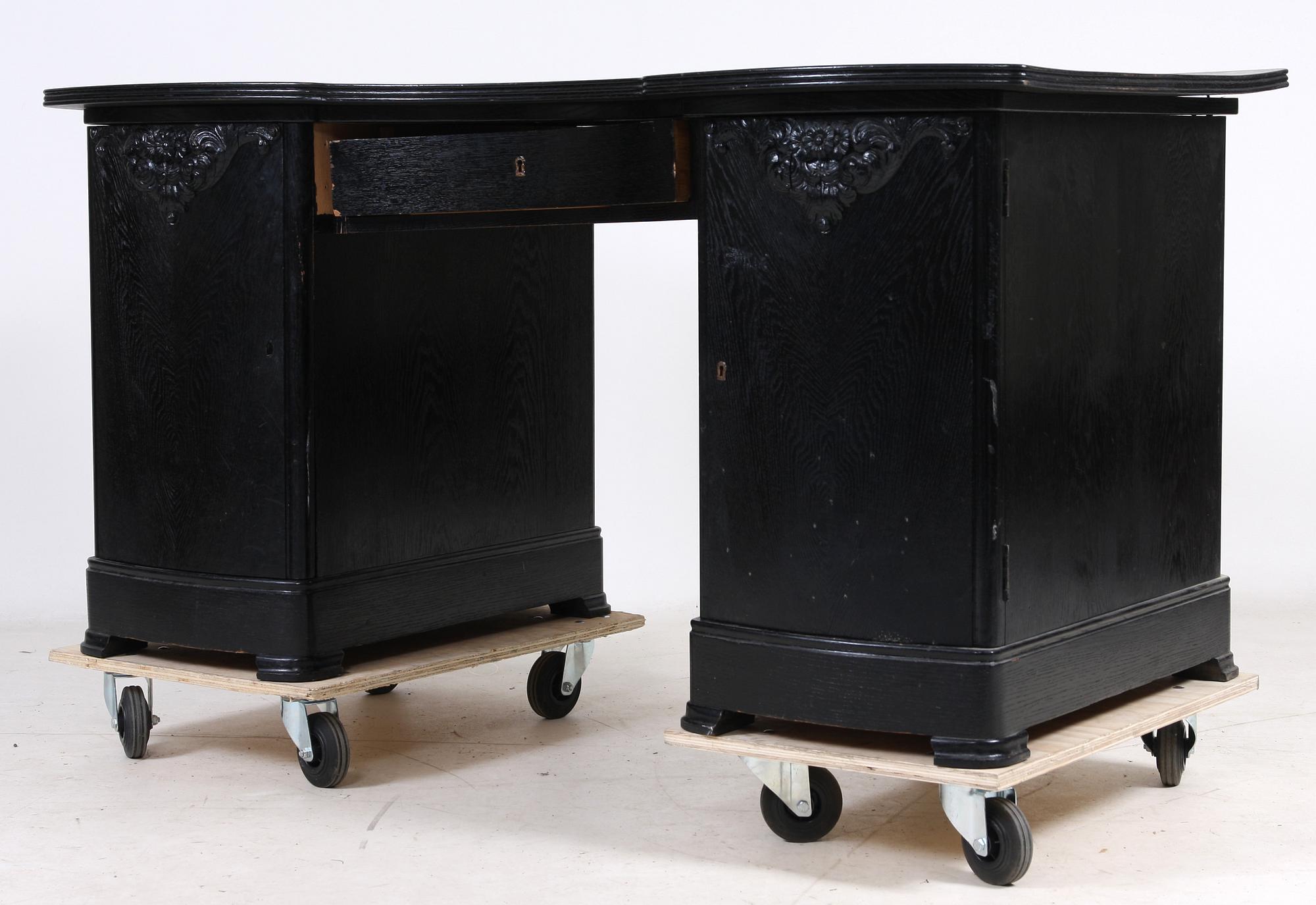 SKRIVBORD samt STOL, jugend, 1900-talets första kvartal.