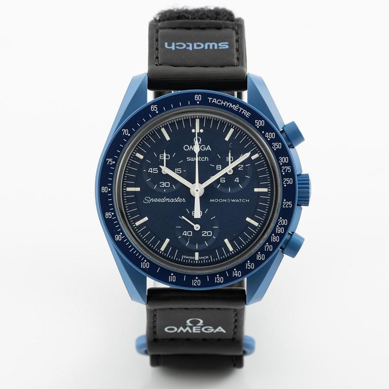 Omega/Swatch, MoonSwatch, "No Reserve", collection of 14 pcs, chronograph, wristwatches, 42 mm.