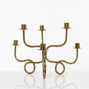 Josef Frank, Candle holder, brass, Company Svenskt Tenn, designed in 1934.