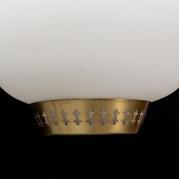 Hans Bergström, a brass and glass lamp.