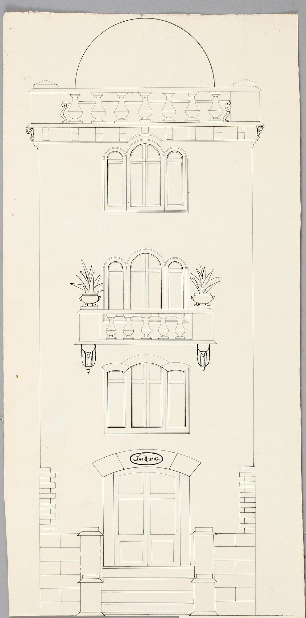 HARALD FALKMAN, ARKITEKTURRITNINGAR, ca 20 st samt, AKADEMITECKNINGAR, 4 ST, sign, dat tidigt 1900-tal.