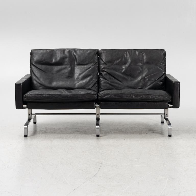 Poul Kjaerholm, a leather upholstered PK-31-2 sofa from E Kold Christensen, Denmark.