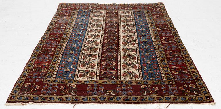 Rug, Ghom, approx. 205 x 135 cm.