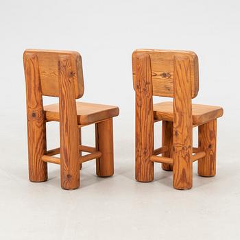 Chairs, a pair from the mid-20th century.