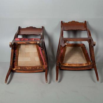 NOJATUOLEJA, 2 kpl, biedermeier, Venäjä 1800-luku.
