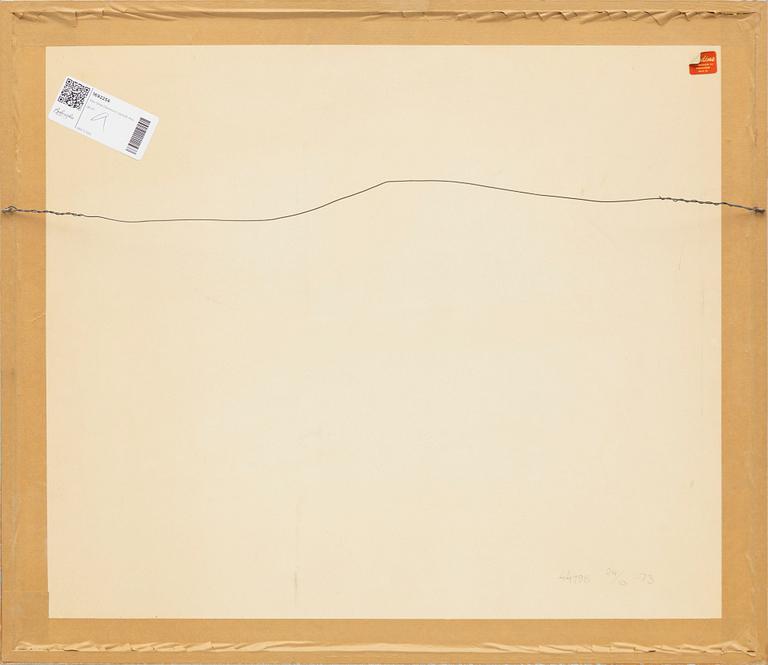 Stig (Slas) Claesson, Landscape with spruce.