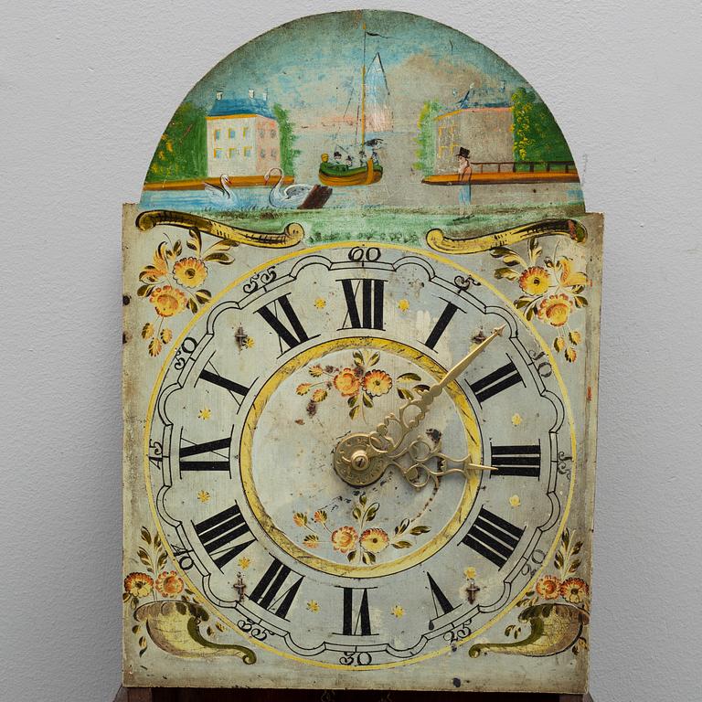 A Dutch wall clock, first half of the 19th century.