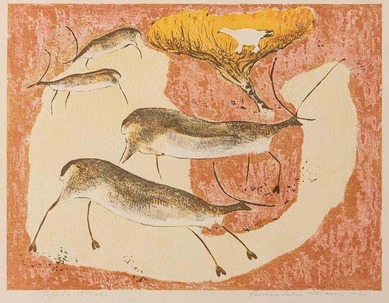 Reidar Särestöniemi, Reindeer and ptarmigan.