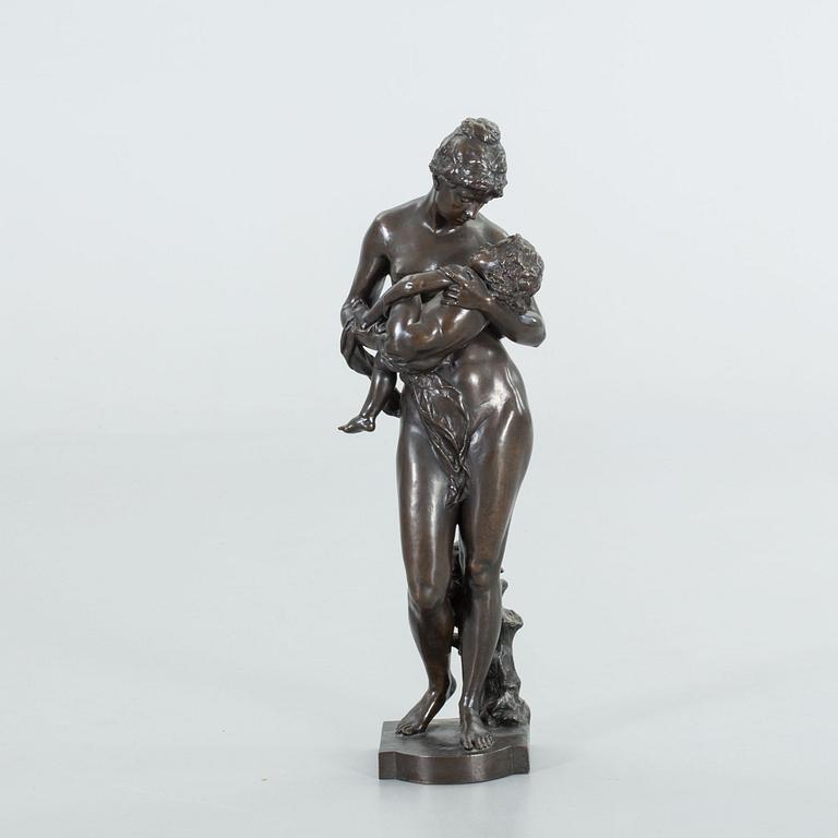 ROBERT BAERWALD, bronze. Signed, -96. Aktien Gesellschaft vermals H.Gladenbeck & Sohn Berlin Friedrichshagen.