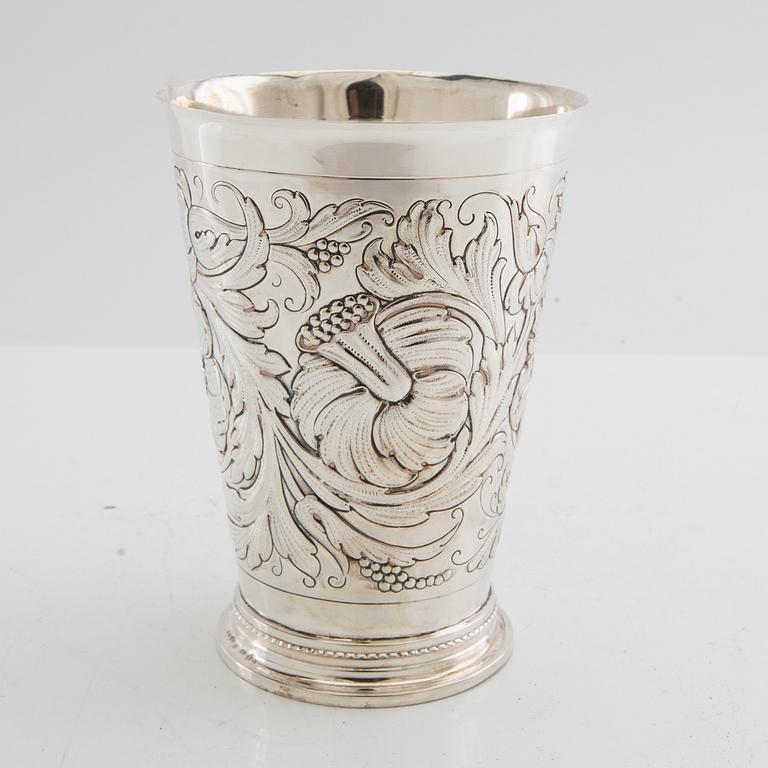 Cup Baroque style, silver GAB Stockholm 1938.