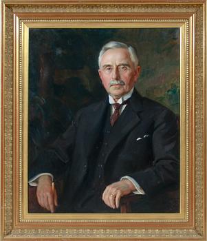 Ivar Kamke · IVAR KAMKE, olja på duk. Sign o dat 1929.