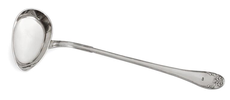 SOPPSLEV, silver. Adolf Zethelius, Stockholm 1819.