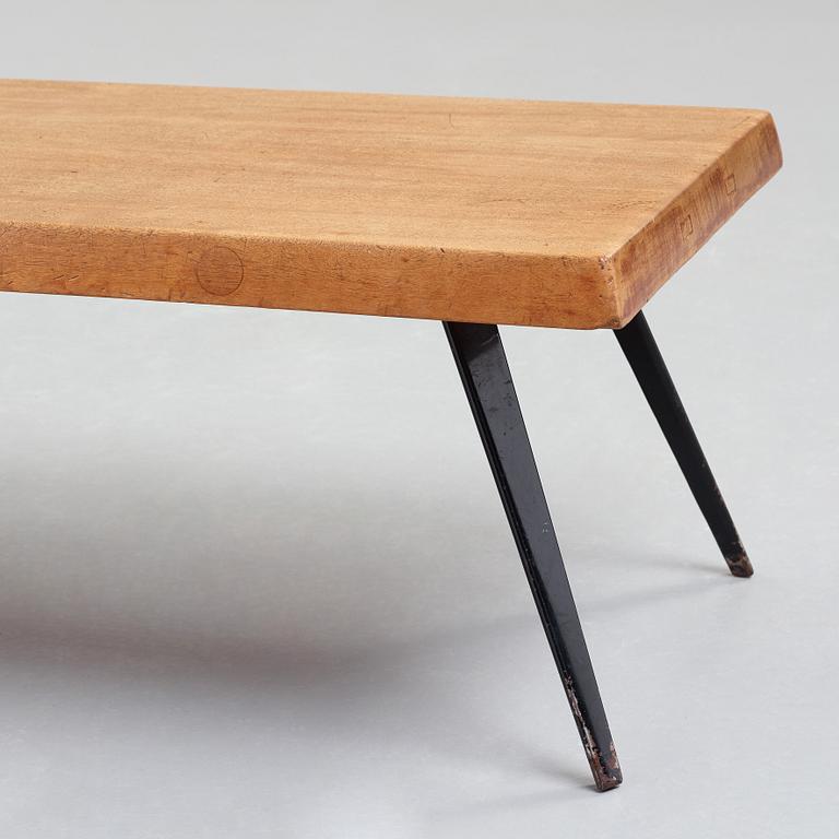 Charlotte Perriand, a coffee table/ "table basse", Ateliers Jean Prouvé, France ca 1962.