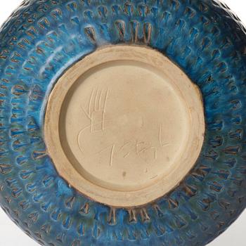 Stig Lindberg, a stoneware vase, Gustavsberg Studio, 1960.