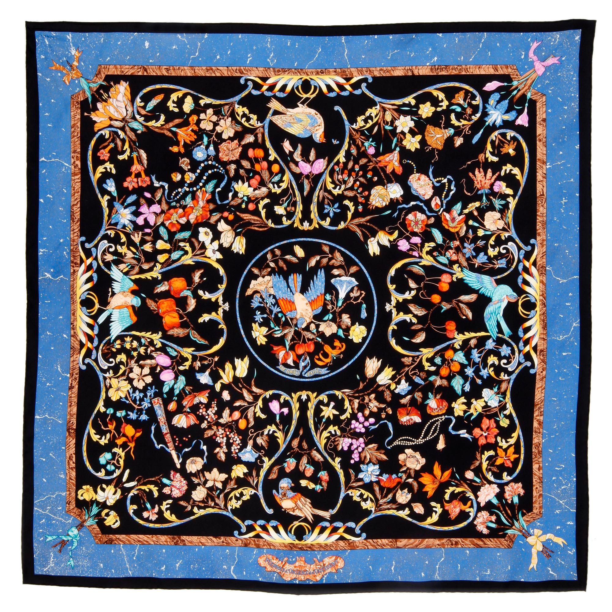 HERMÈS, scarf, "Pierres d'Orient et d'Occident".