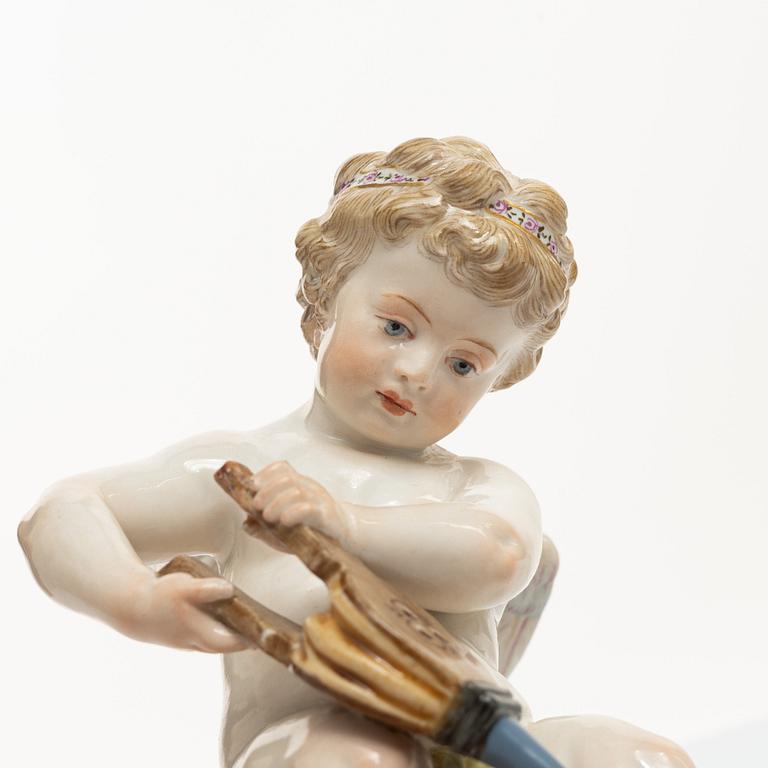 Meissen, Figurin, porslin, omkring år 1900.