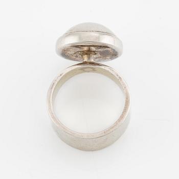Niels Erik From, ring, sterling silver, Denmark.