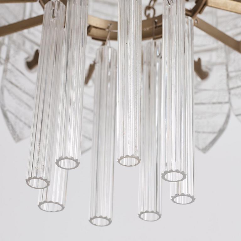 Gunnar Cyrén, ljuskrona, prototyp, Orrefors, 1960-tal.