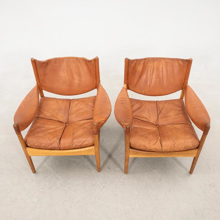 Kristian Solmer Vedel, a pair of "Modus" armchairs, Søren Willadsen, Denmark, 1960-.