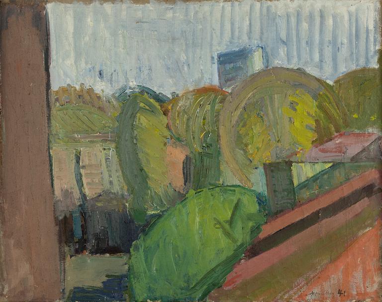 Alf Lindberg, oil on canvas, signed and dated -47.