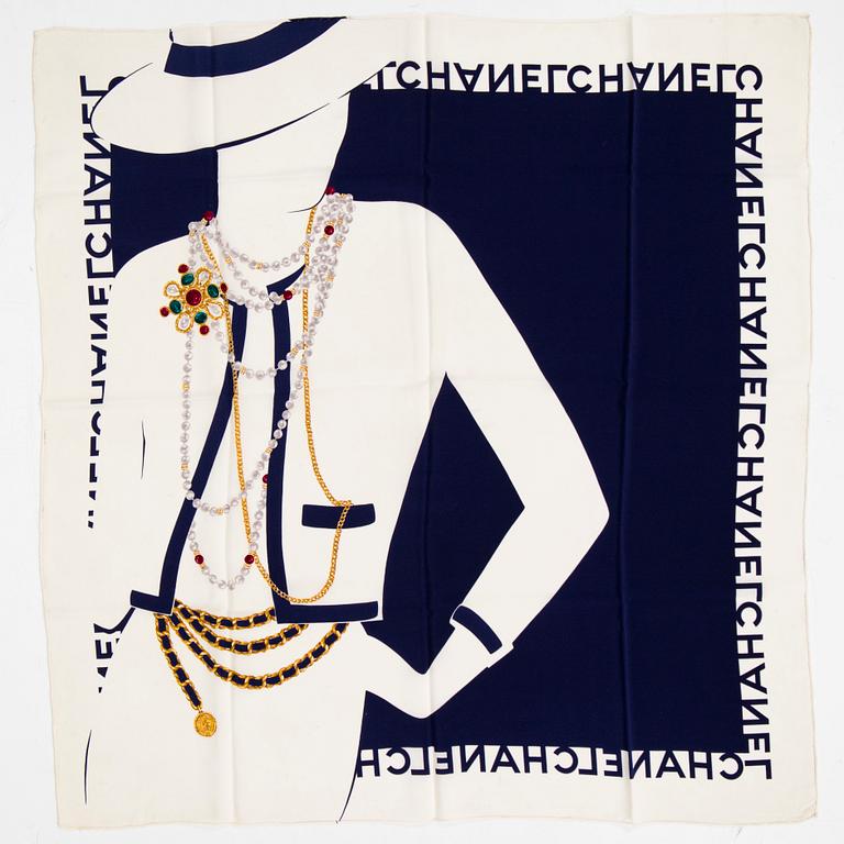 Chanel, scarf.