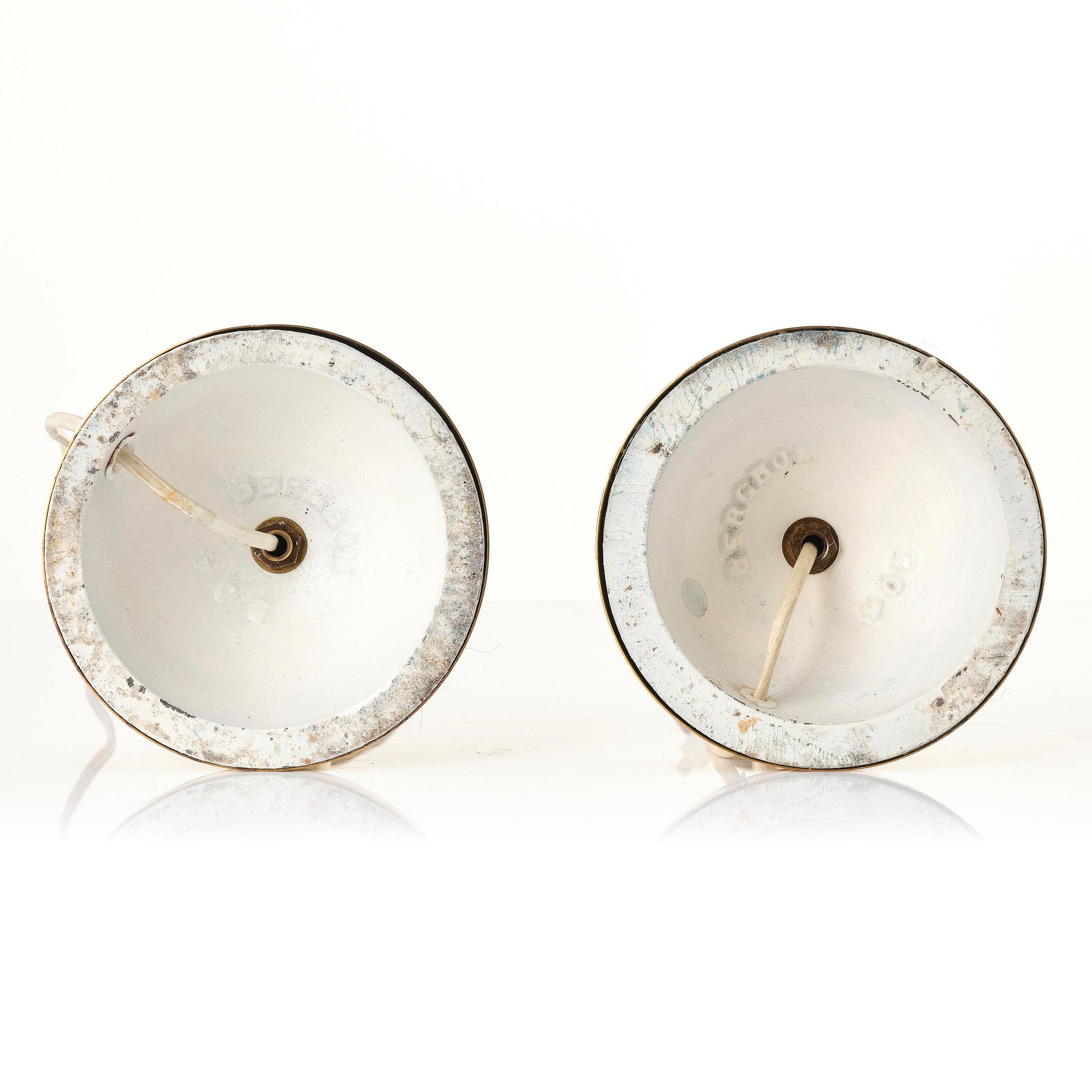 Eje Ahlgren, bordslampor, ett par, modell B 04, Bergboms, Malmö, 1960-tal.