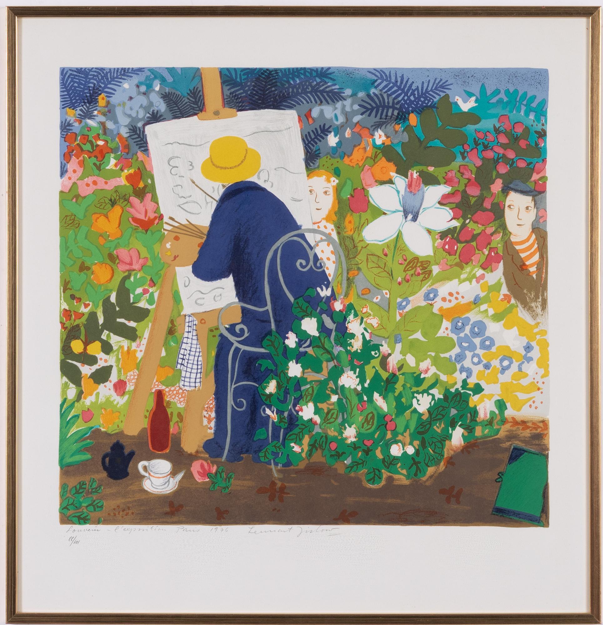 Lennart Jirlow, "Souvenir l'exposition Paris 1976".