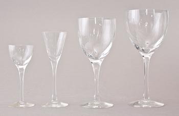 GLASSERVISDELAR,  22 st, "Chateau", Bertil Vallien, Kosta.