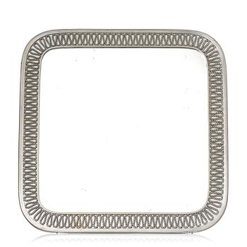 183. Estrid Ericson, a pewter framed mirror, Firma Svenskt Tenn, Stockholm 1950.