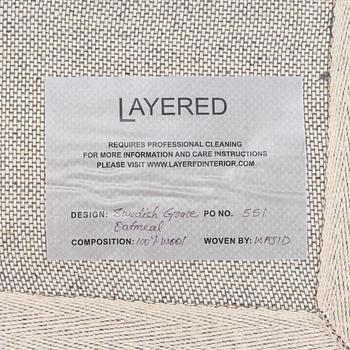 A 'Swedish Grace' carpet, Layered, cox. 270 x 180 cm.