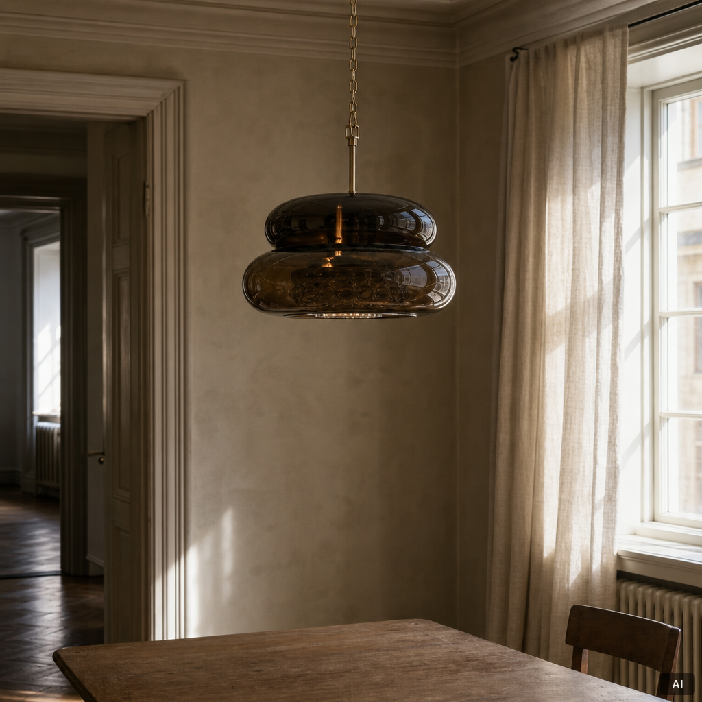 Carl Fagerlund, Taklampa, "Bubblan", Orrefors.