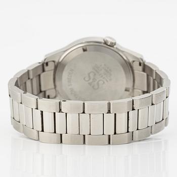 Sjöö Sandström, Royal Steel Classic II, armbandsur, 41 mm.