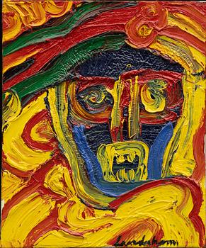 Bengt Lindström, Composition with face.