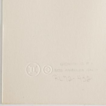 Roy Lichtenstein, "Mirror #4" from Mirror Series.