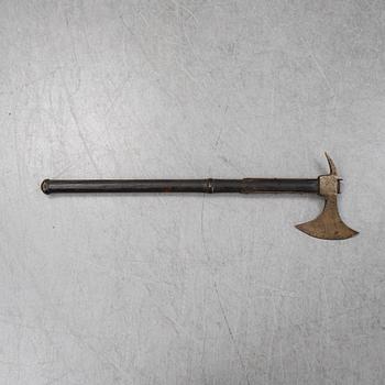 A Swedish boarding axe, 18th Century.