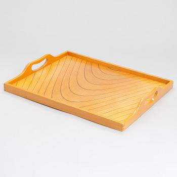 TAPIO WIRKKALA, Tray, part of the tea trolley 3980 designed by Aulis Leinonen and Wirkkala for Asko, Finland in 1959.